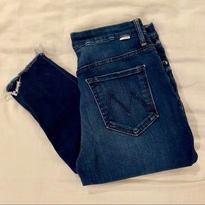 High Waisted Looker Ankle Fray